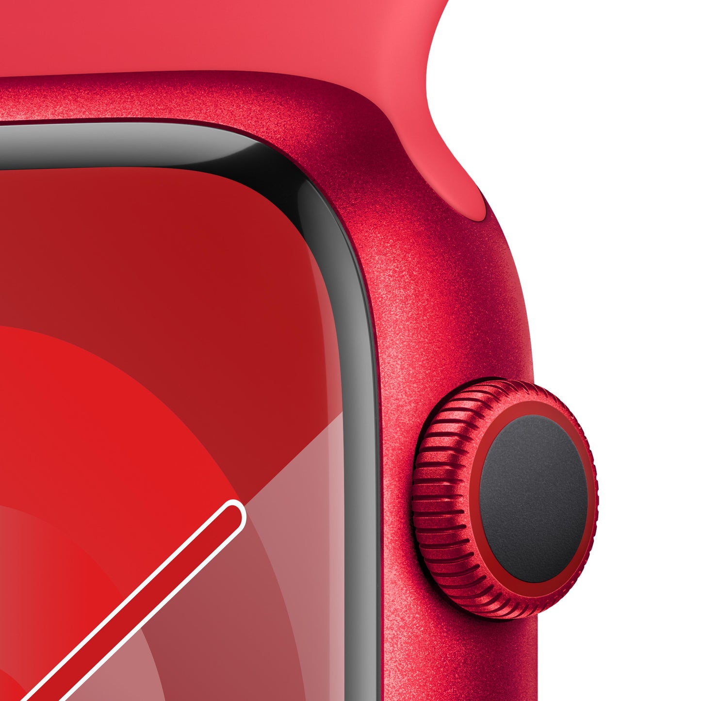 Apple Watch Series 9 GPS + Cellular 45mm (PRODUCT)RED Aluminum Case with (PRODUCT)RED Sport Band - S/M
