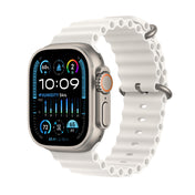 Apple Watch Ultra 2 GPS + Cellular 49mm Titanium Case with White Ocean Band