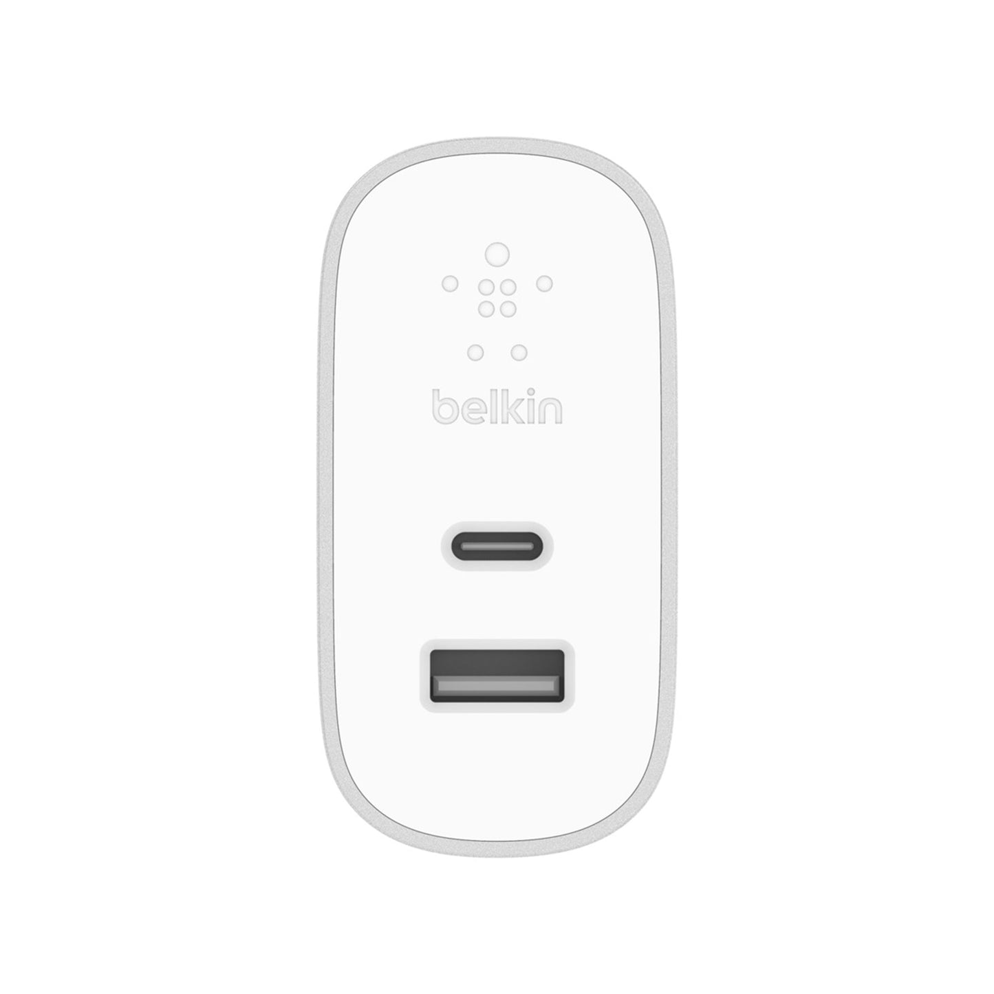 BELKIN Boost Charge 27W USB-C + 12W USB-A Wall Charger - Silver