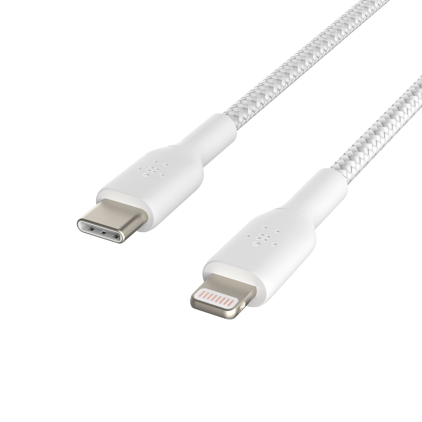 BELKIN Boost Charge Braided USB-C to Lightning Connector 1.2m - White