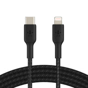 BELKIN Boost Charge Braided USB-C to Lightning Connector 1.2m - Black