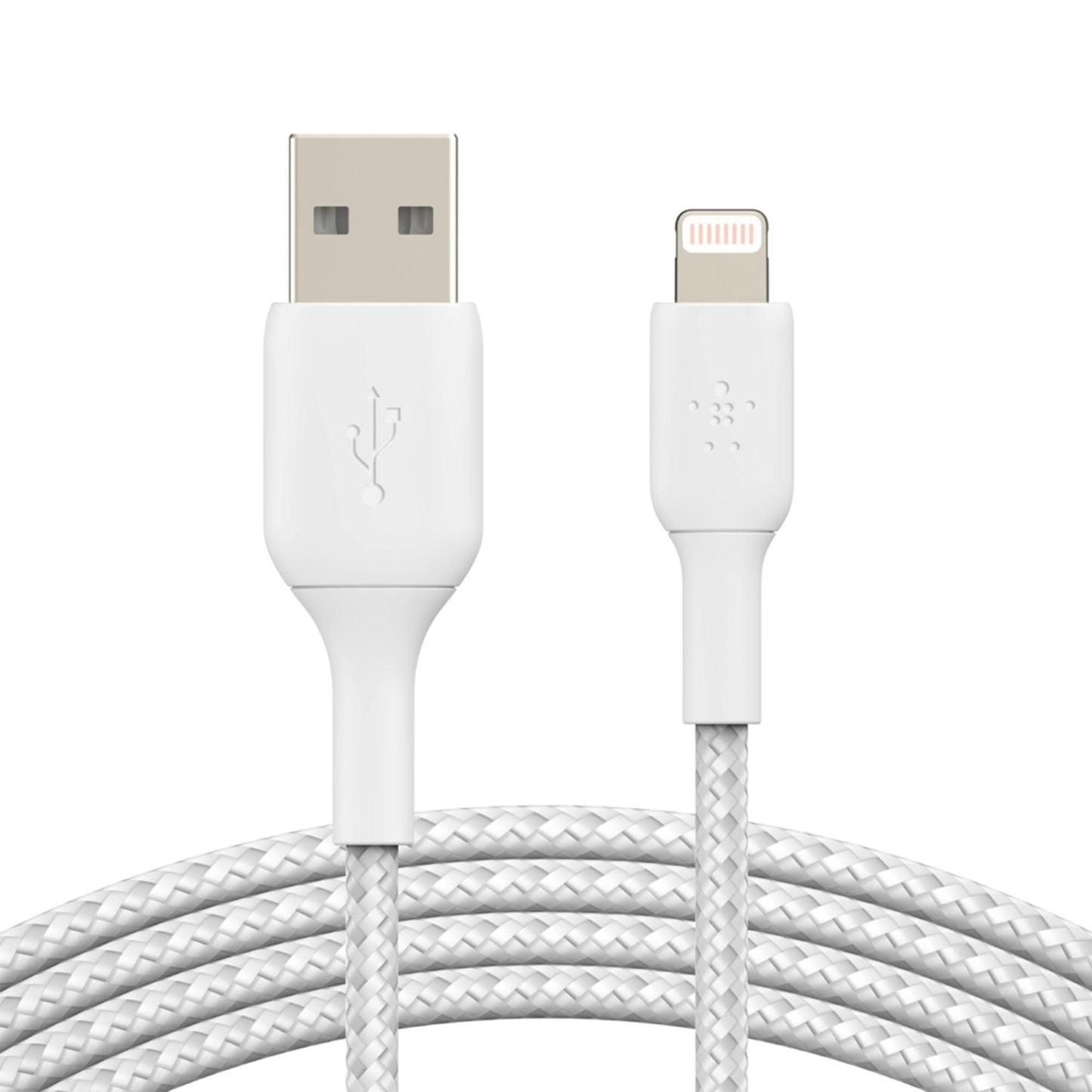 BELKIN BoostUp Charge Braided Lightning Cable 1m - White