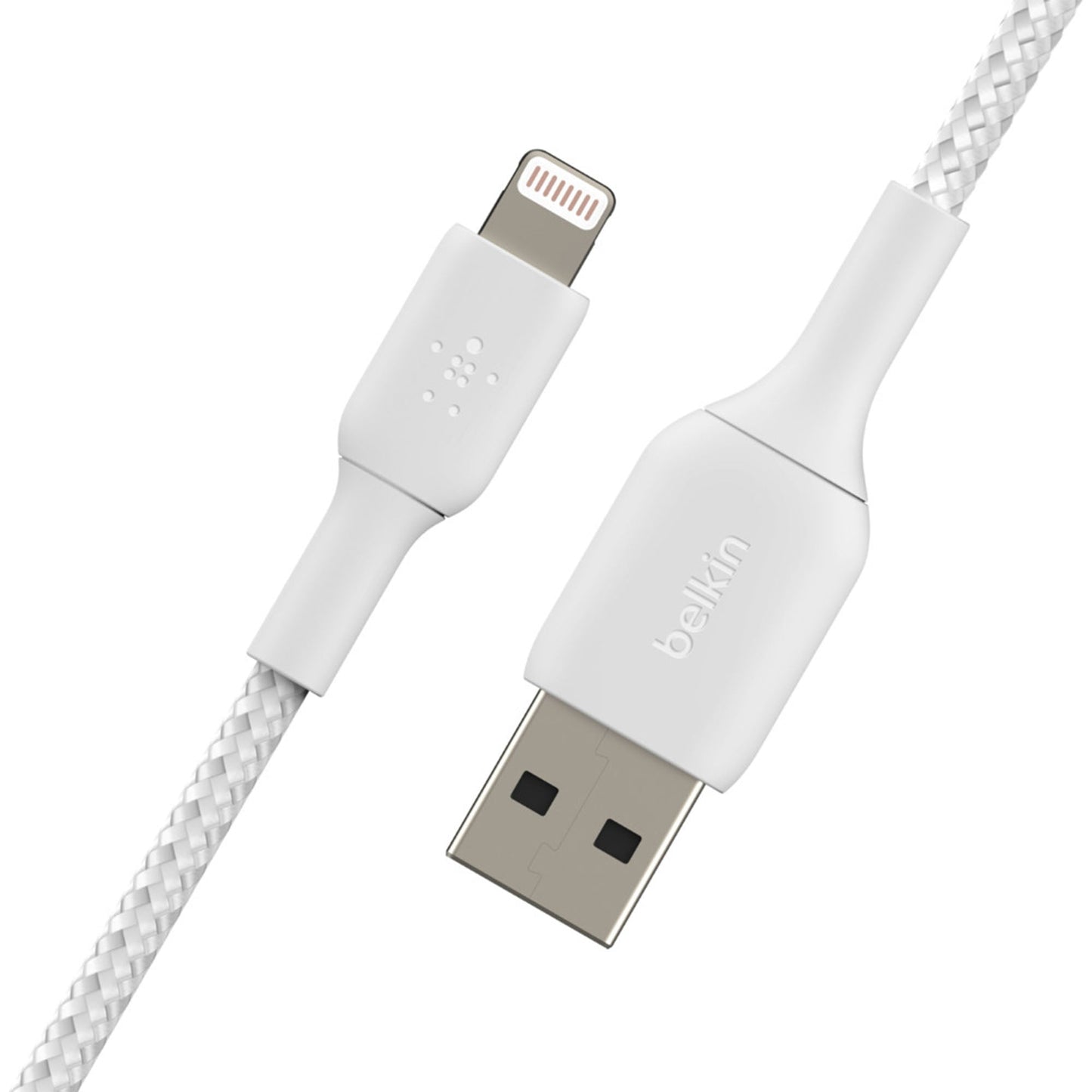 BELKIN BoostUp Charge Braided Lightning Cable 1m - White