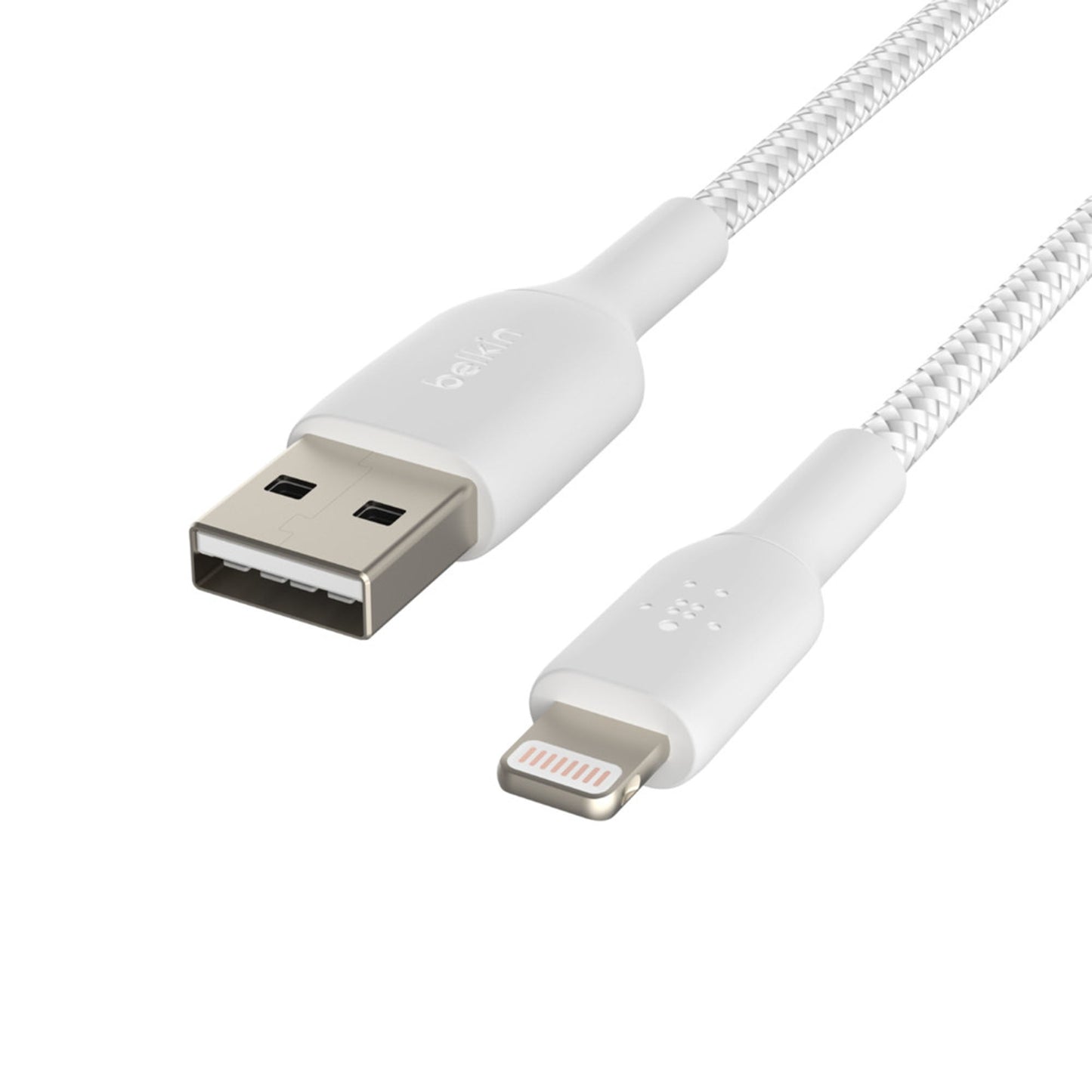 BELKIN BoostUp Charge Braided Lightning Cable 1m - White