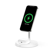 BELKIN 2-in-1 MagSafe 15W Wireless Charging Stand - White