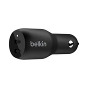 BELKIN Dual USB-C 36W Car Charger - Black