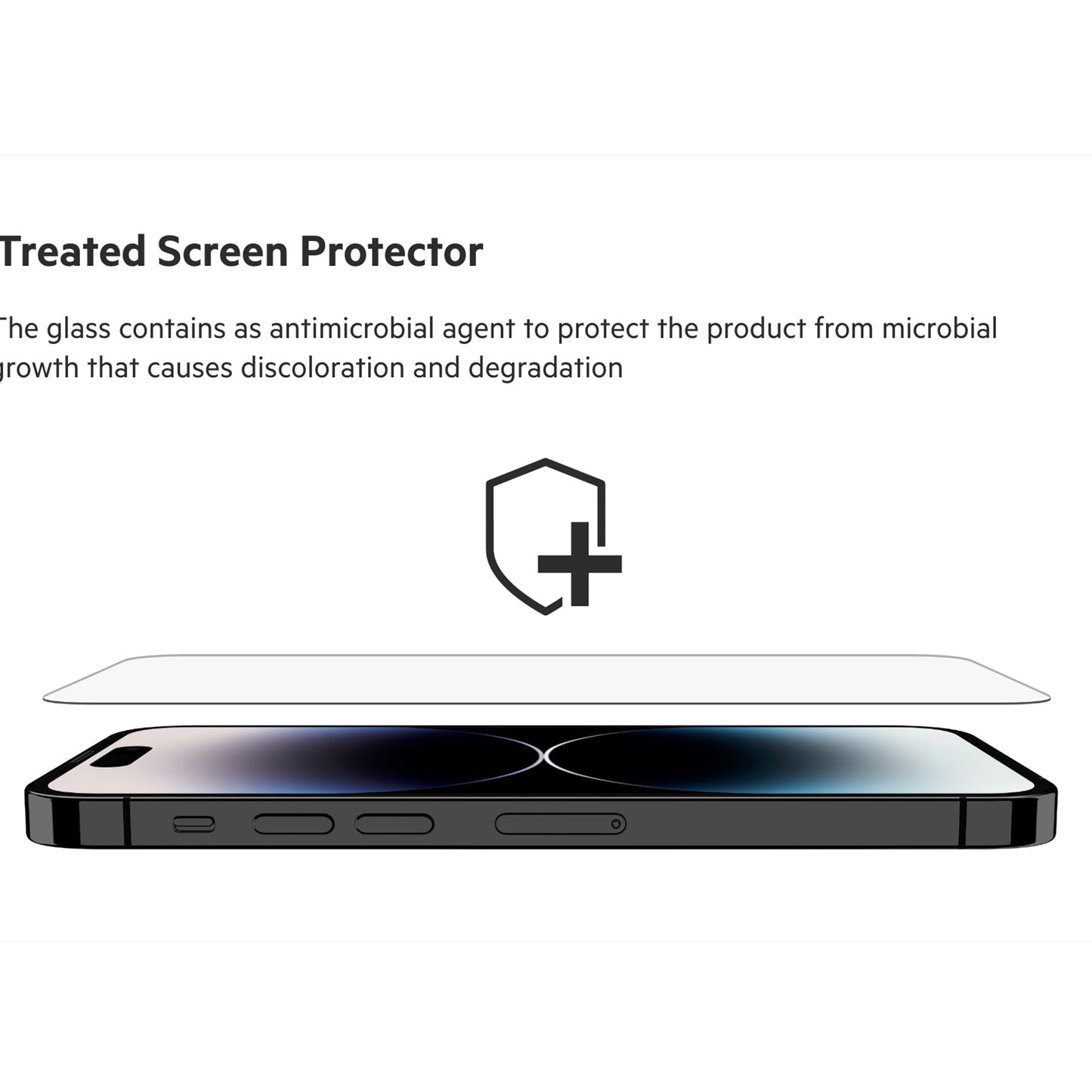 BELKIN Screenforce Tempered Glass for iPhone 14 Pro - Clear