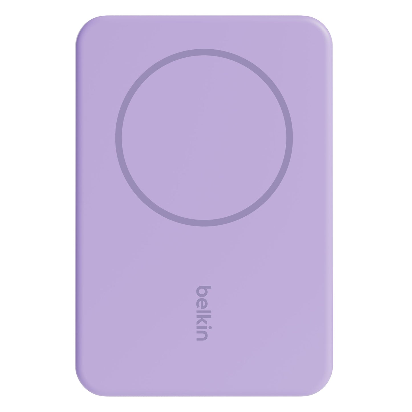 BELKIN BoostCharge Magnetic Wireless Power Bank 5K + Stand - Purple