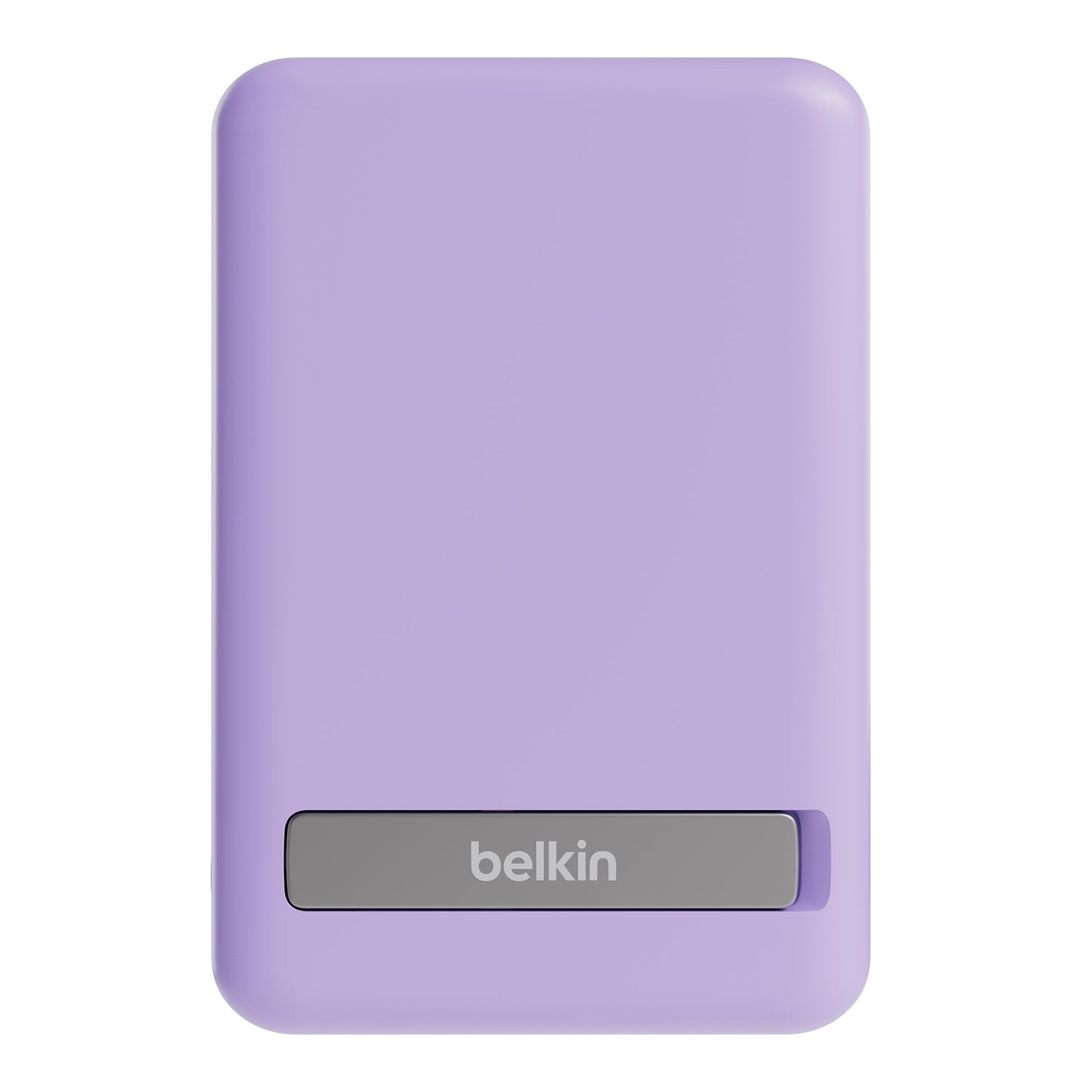 BELKIN BoostCharge Magnetic Wireless Power Bank 5K + Stand - Purple