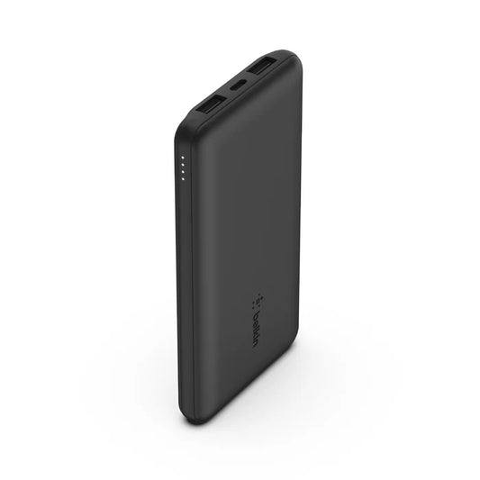 BELKIN BoostCharge 10,000mAh USB-A and USB-C 15w Power Bank - Black
