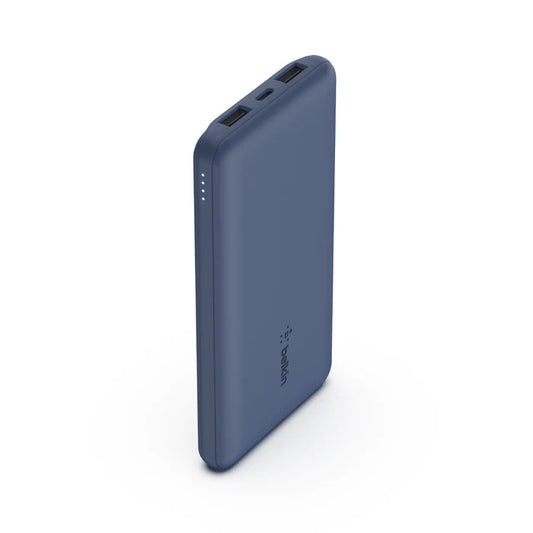 BELKIN BoostCharge 10,000mAh USB-A and USB-C 15w Power Bank - Blue