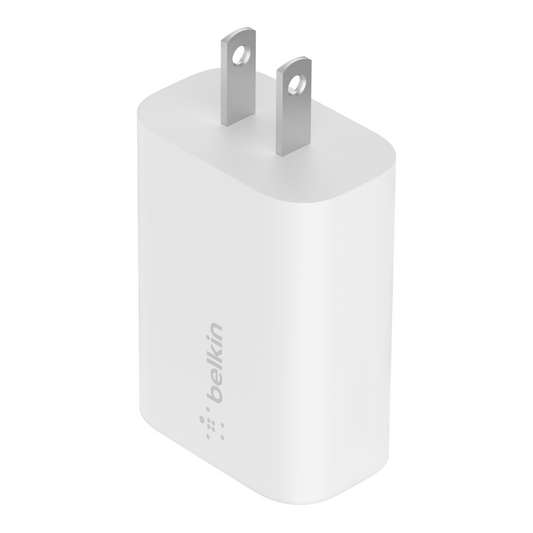BELKIN BoostCharge 25w USB-C PD Wall Charger with PPS - White