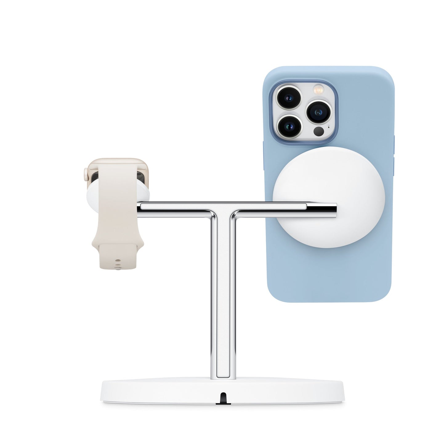 BELKIN 3-in-1 Wireless Charging Stand with MagSafe - White
