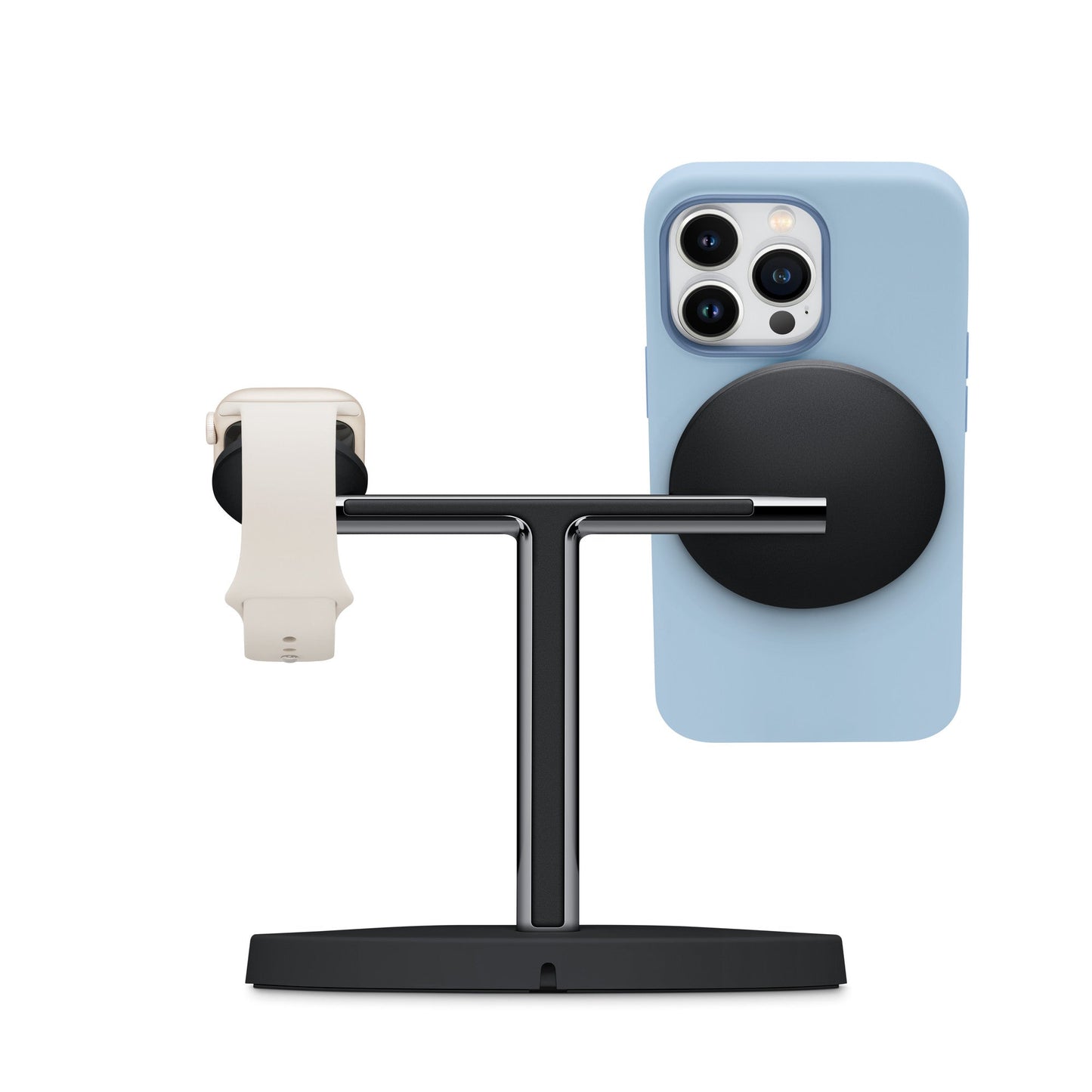 BELKIN 3-in-1 Wireless Charging Stand with MagSafe - Black
