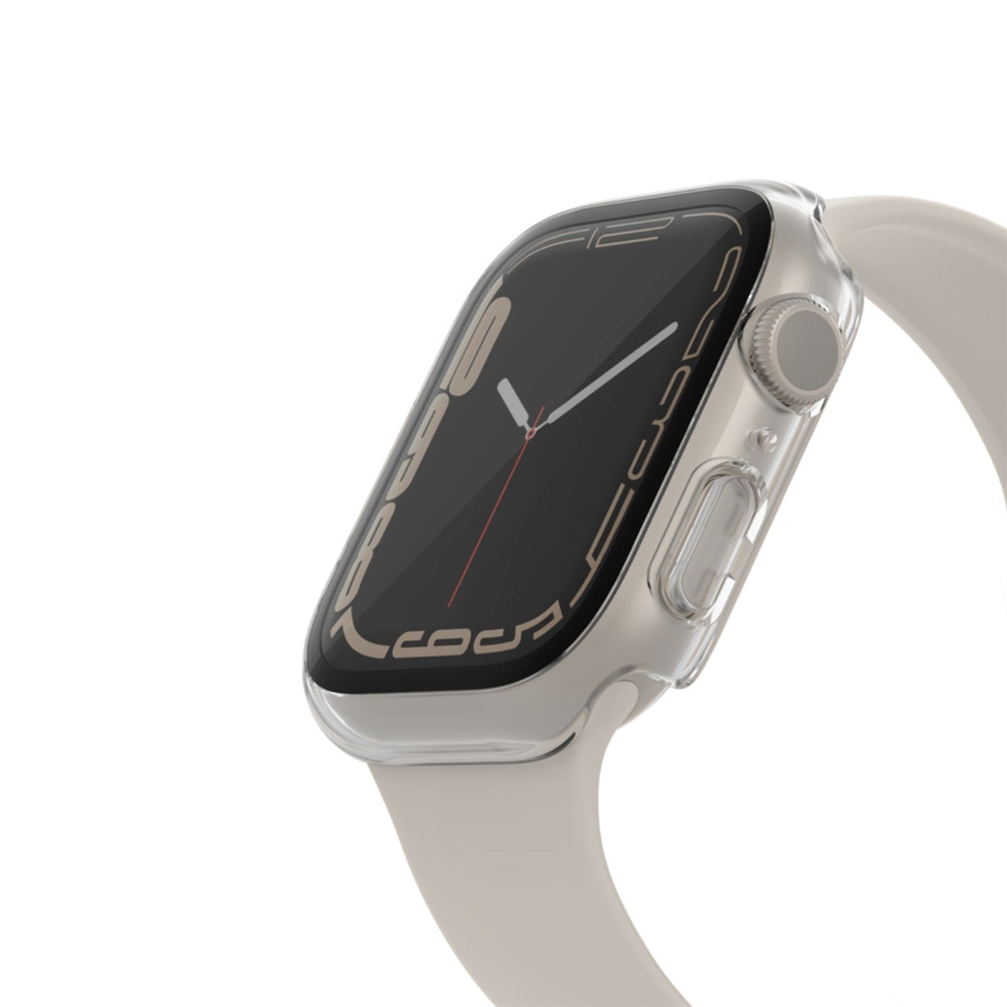 BELKIN TemperedCurve 2-in-1 Case for Apple Watch 44/45mm - Clear
