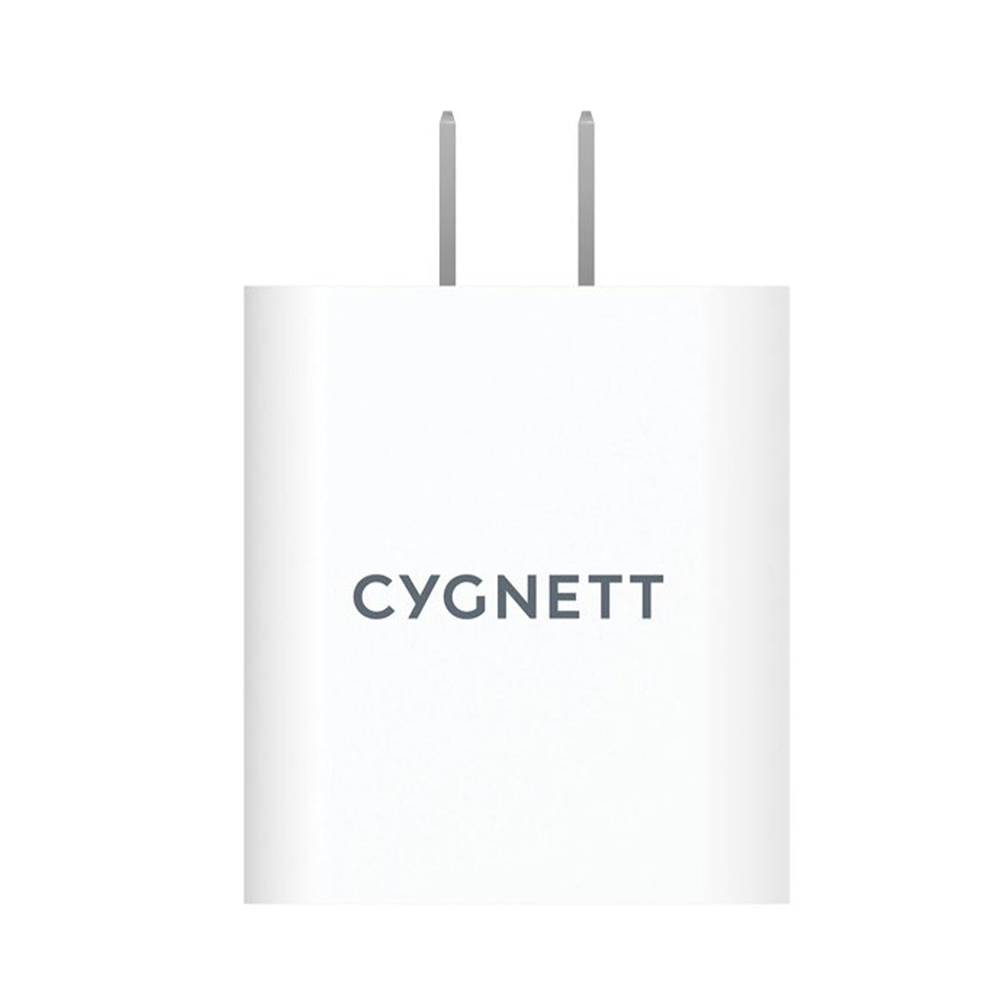CYGNETT PowerPlus 38W Dual Port (20W USB-C + 18W USB-A) Wall Charger - White