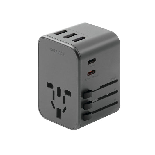 ENERGEA TravelWorld Adapter 35w - Gunmetal