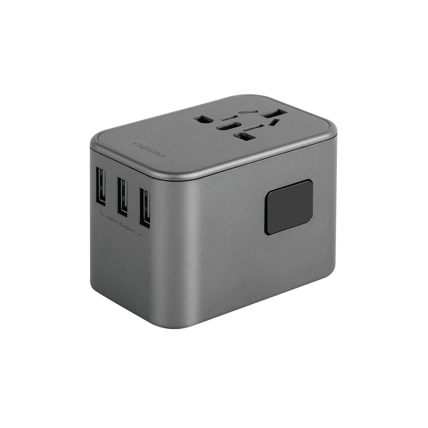 ENERGEA TravelWorld Adapter 35w - Gunmetal