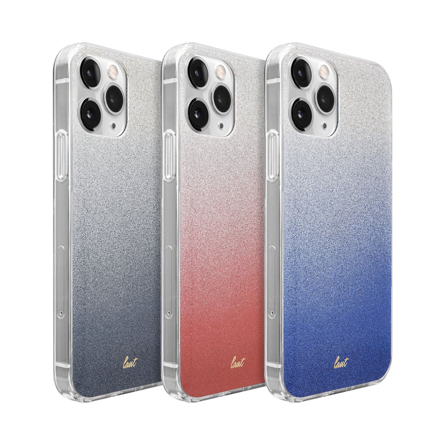 LAUT Ombre Sparkle for iPhone 12 Mini - Peach