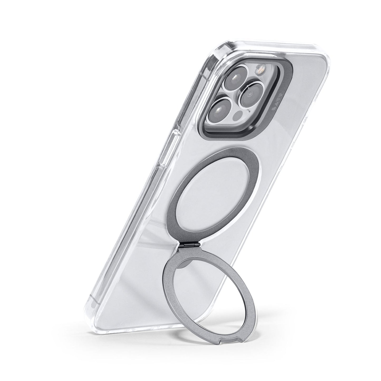 LAUT Revive Prop Case for iPhone 15 Pro Max - Crystal