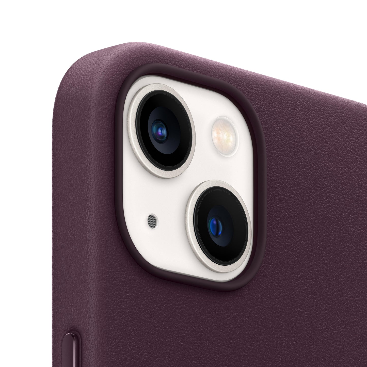 iPhone 13 Leather Case with MagSafe - Dark Cherry