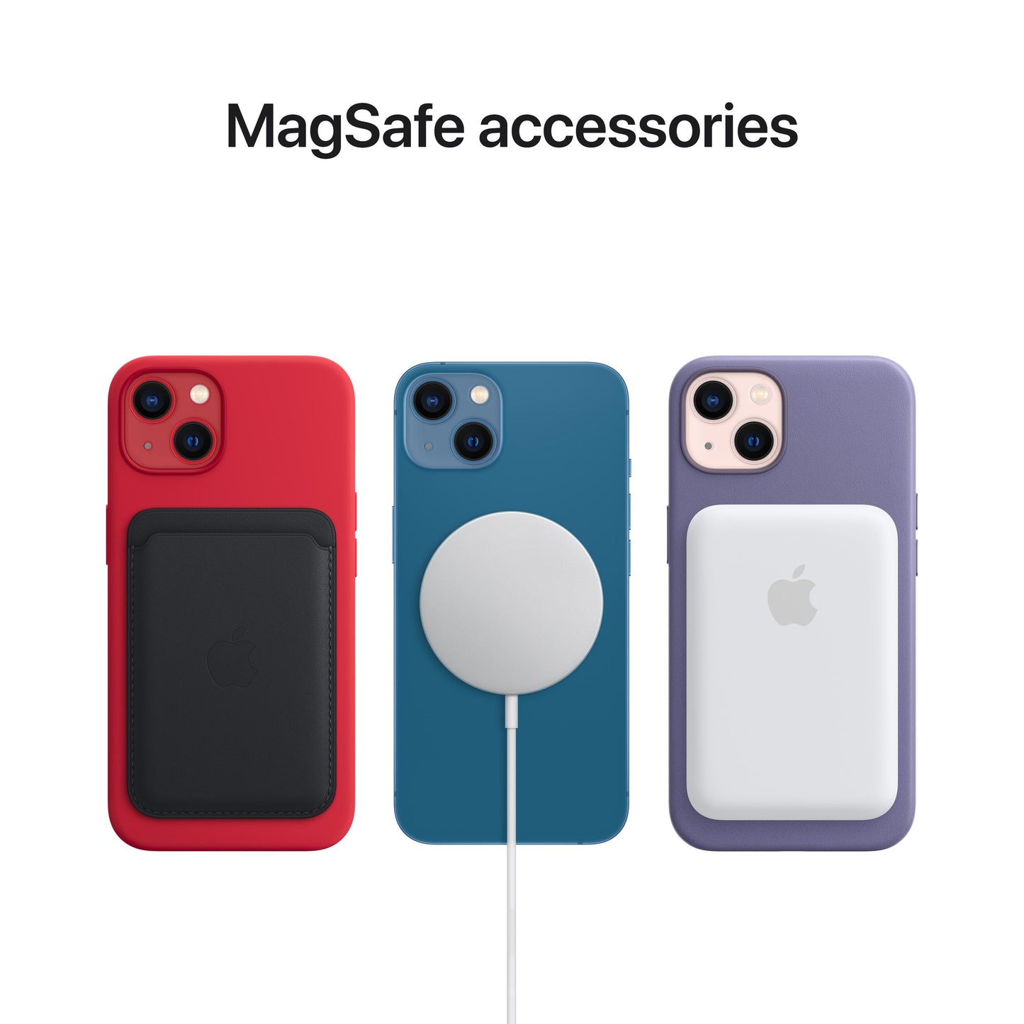 iPhone 13 Leather Case with MagSafe - Dark Cherry