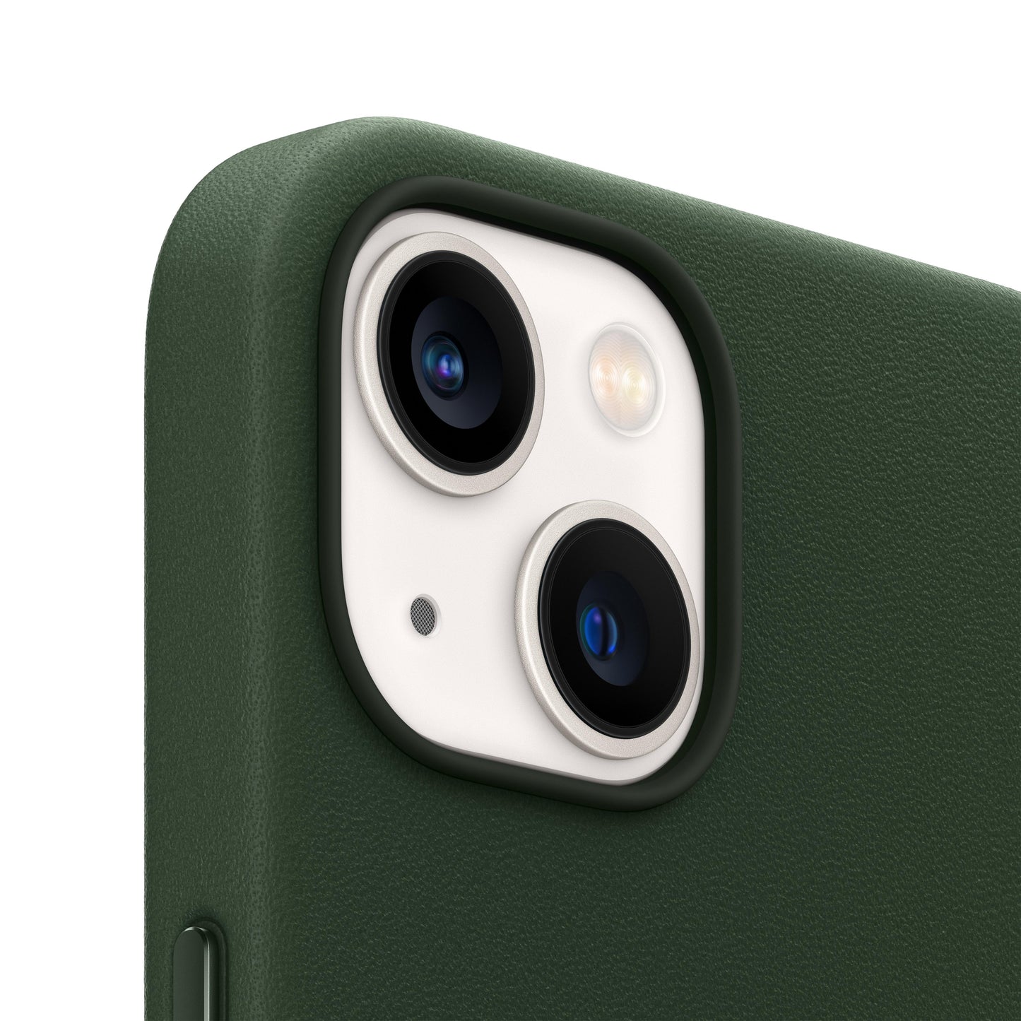 iPhone 13 mini Leather Case with MagSafe - Sequoia Green