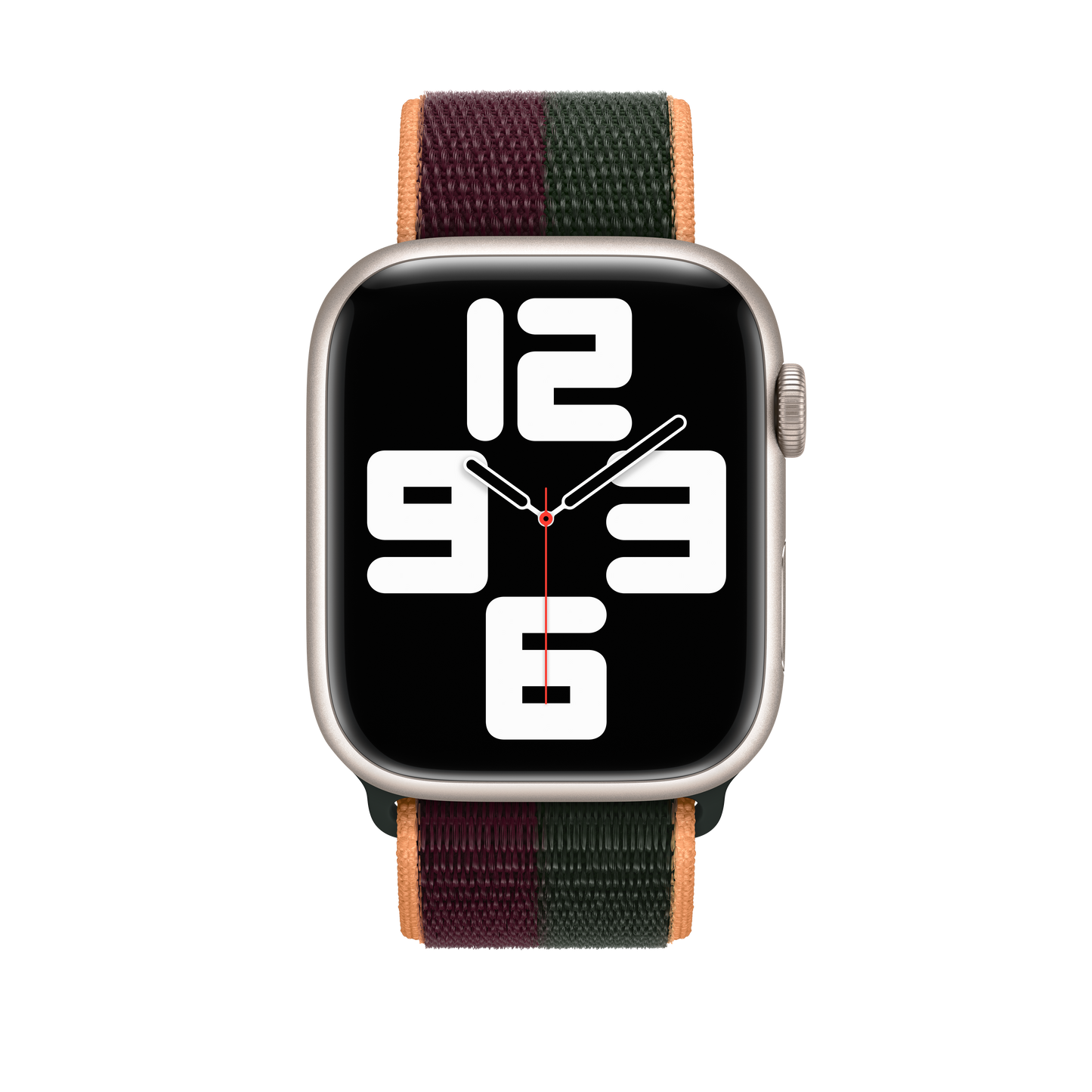 41mm Dark Cherry/Forest Green Sport Loop - Regular