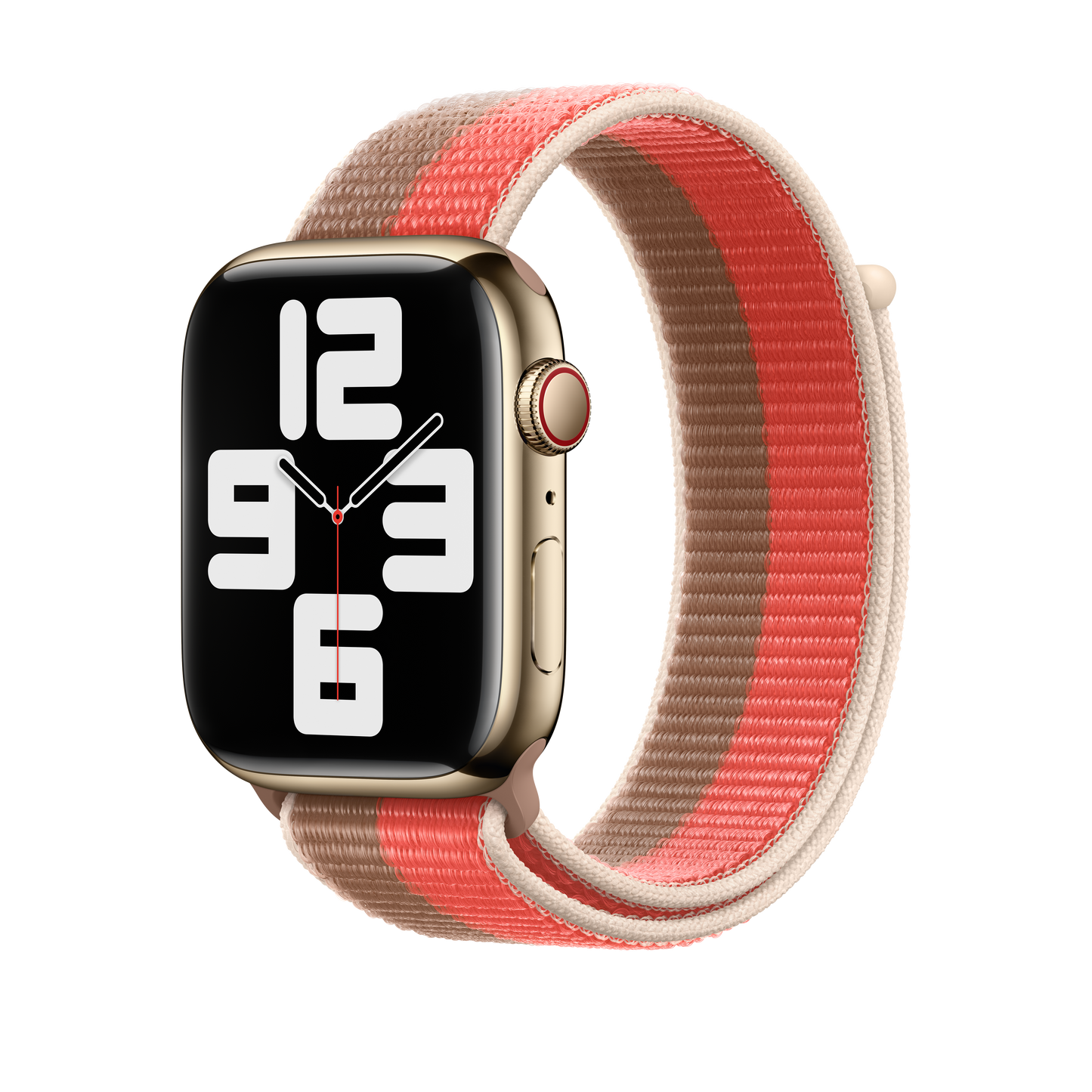 45mm Pink Pomelo/Tan Sport Loop - Regular