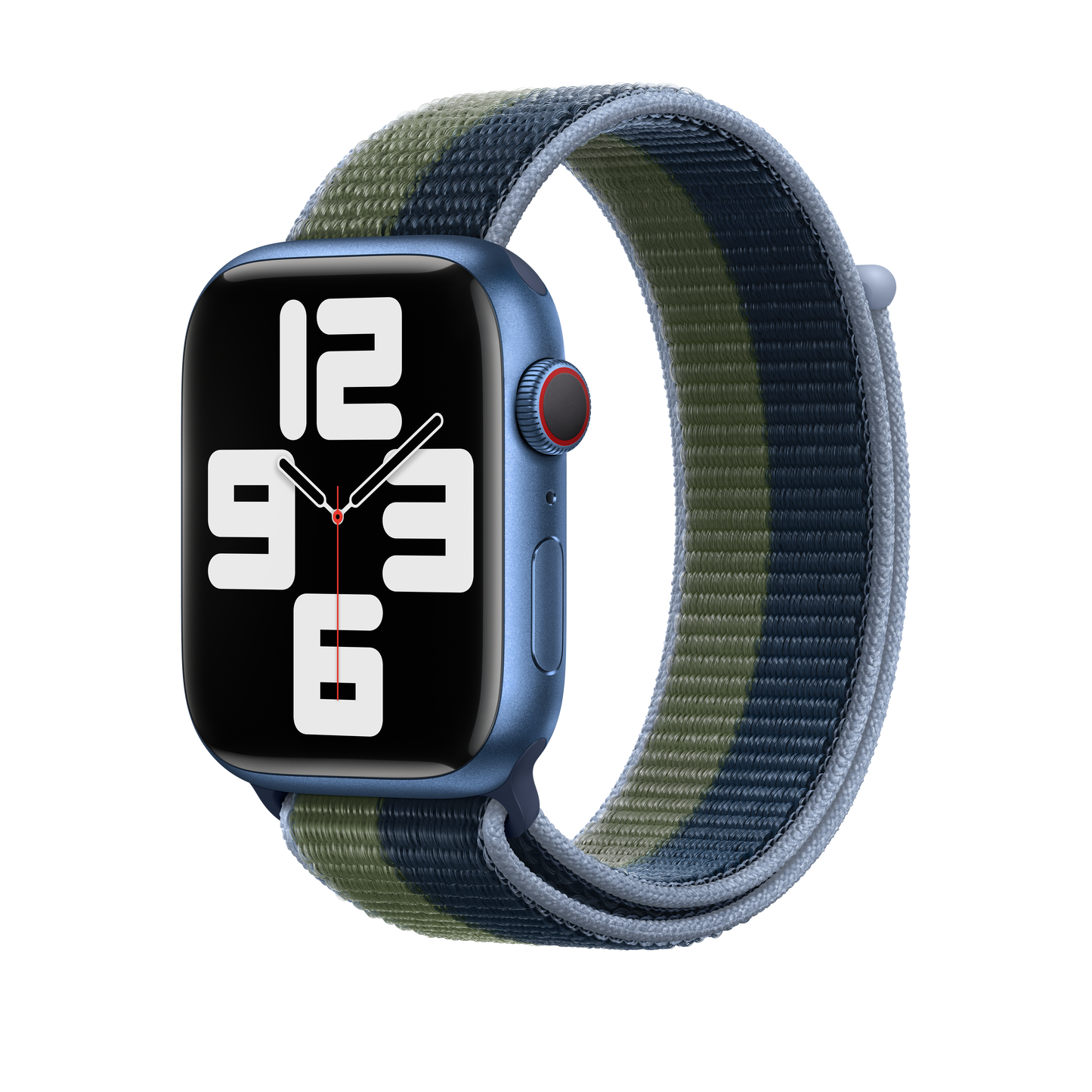 45mm Abyss Blue/Moss Green Sport Loop - Regular