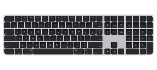 Magic Keyboard with Touch ID and Numeric Keypad for Mac models w/Apple silicon-Black Keys-US English