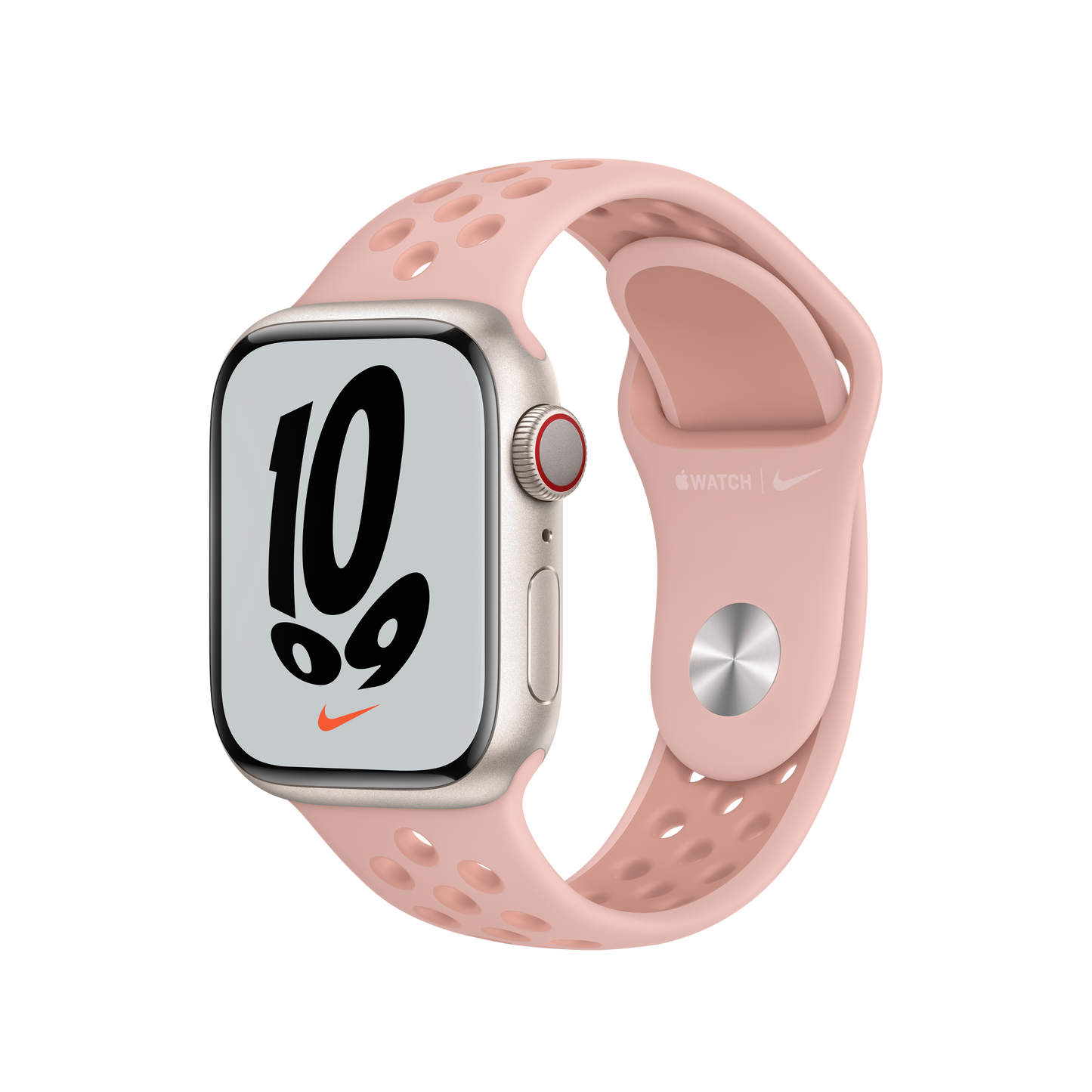 41mm Pink Oxford/Rose Whisper Nike Sport Band - Regular