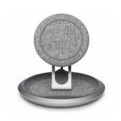 MOSHI Lounge Q 15W Wireless Charging Stand - Gray