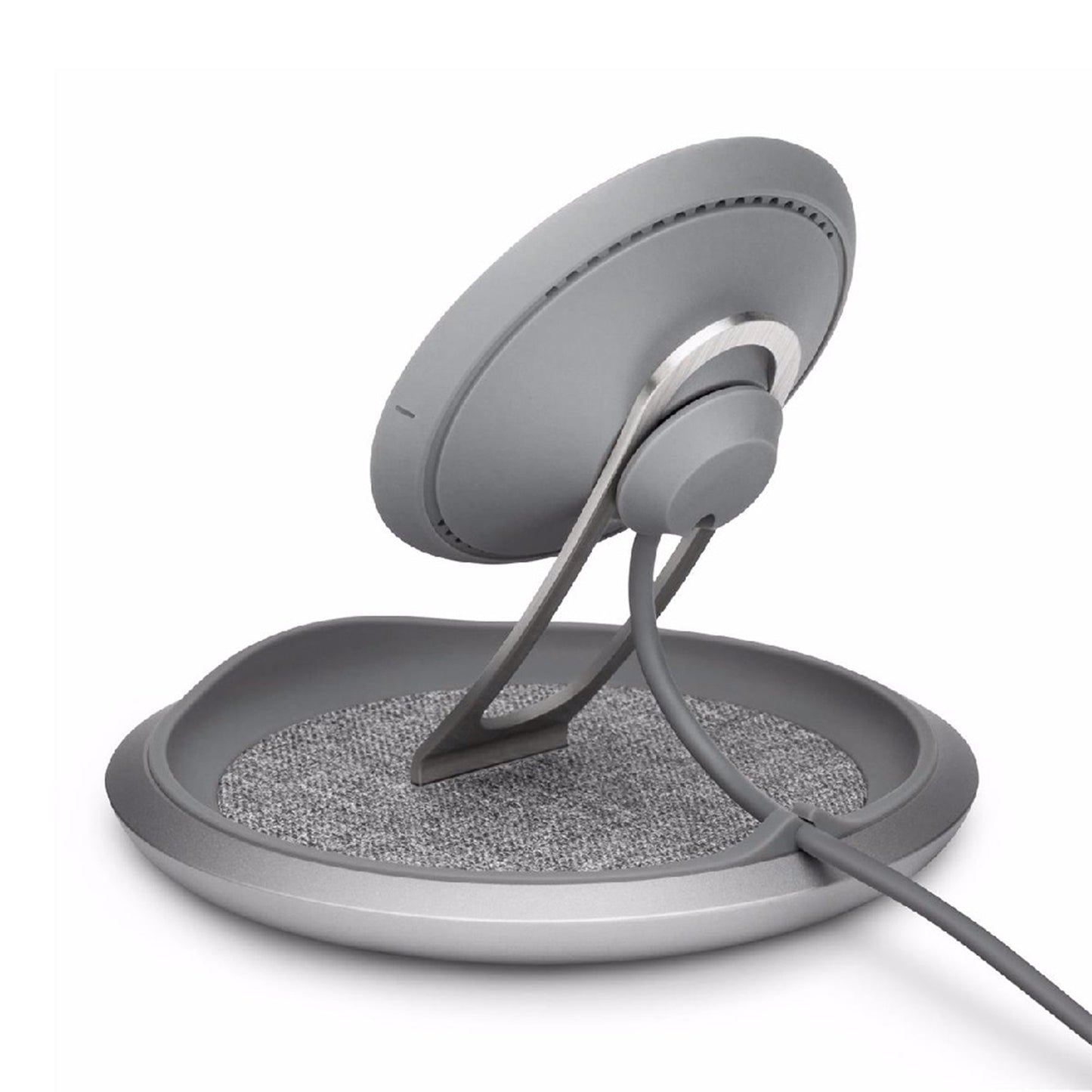 MOSHI Lounge Q 15W Wireless Charging Stand - Gray