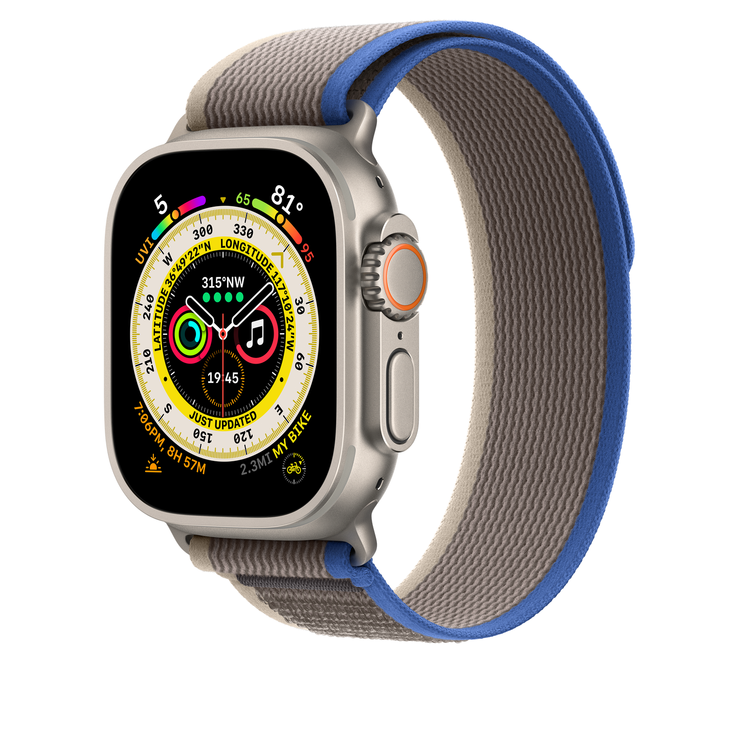 49mm Blue/Gray Trail Loop - M/L