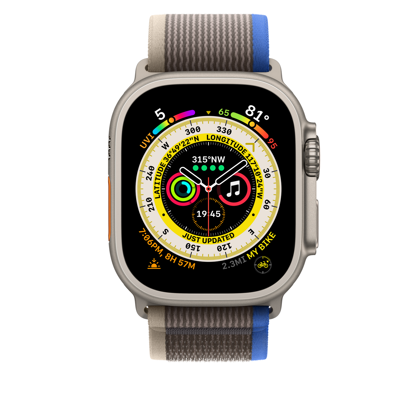 49mm Blue/Gray Trail Loop - M/L