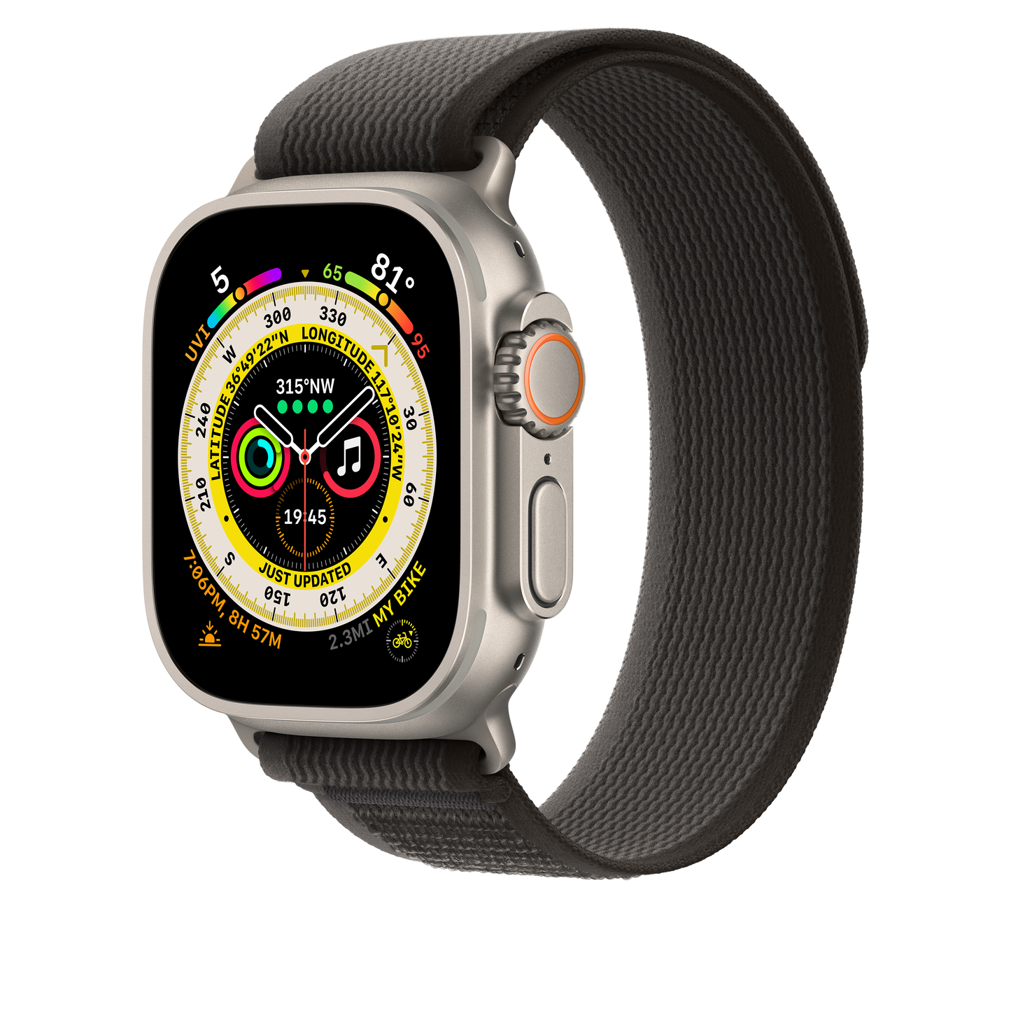 49mm Black/Gray Trail Loop - S/M