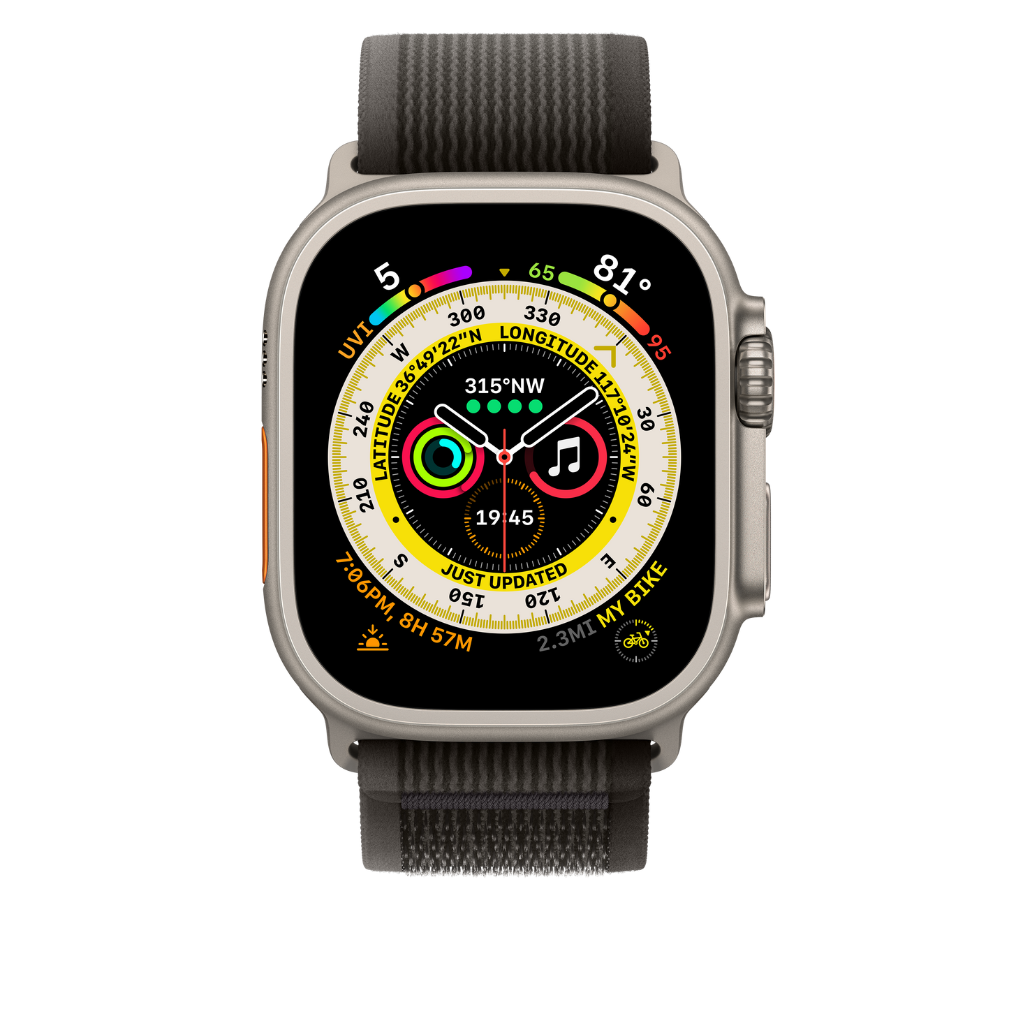 49mm Black/Gray Trail Loop - S/M