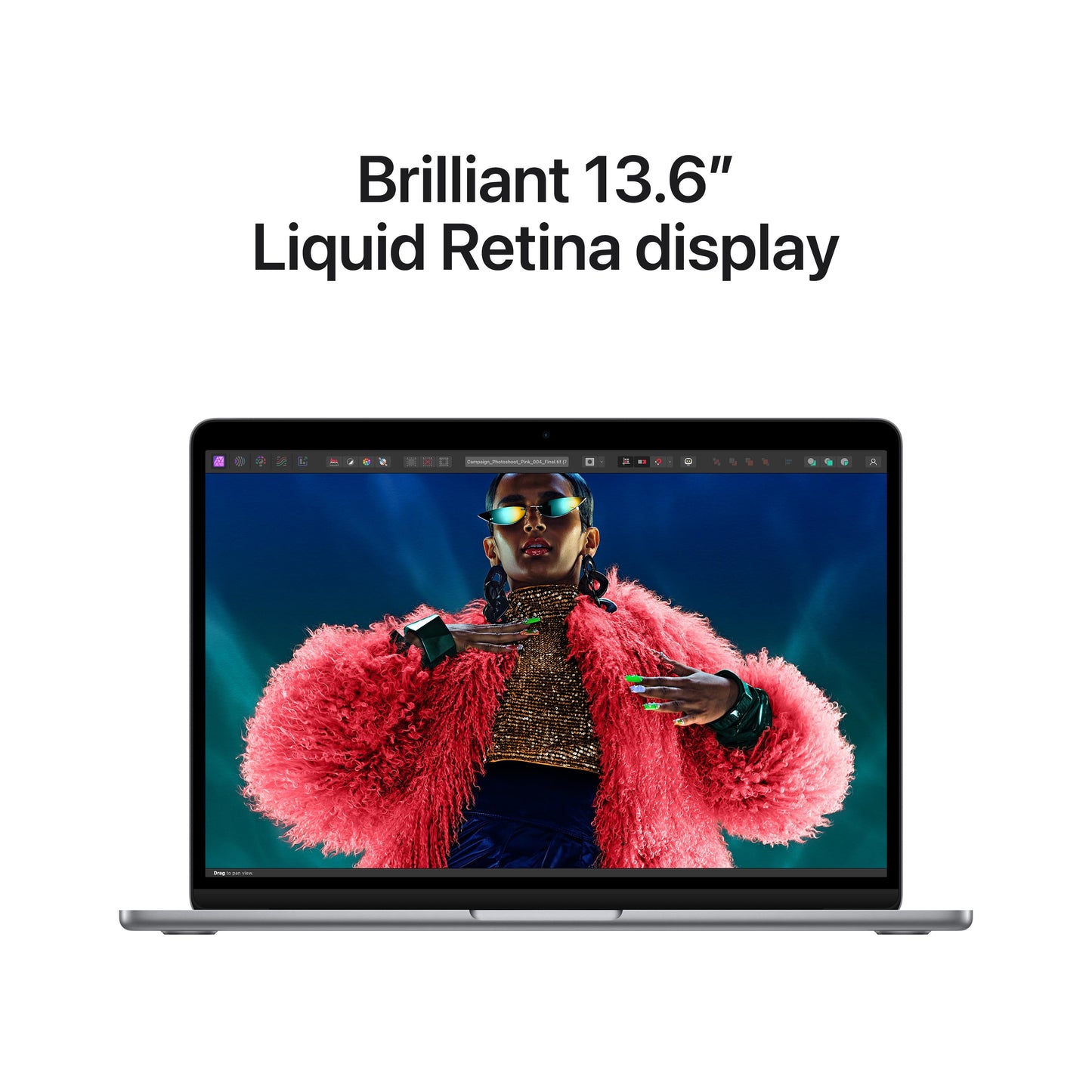 13-inch MacBook Air: Apple M3 chip with 8‑core CPU and 8‑core GPU, 256GB SSD - Space Gray