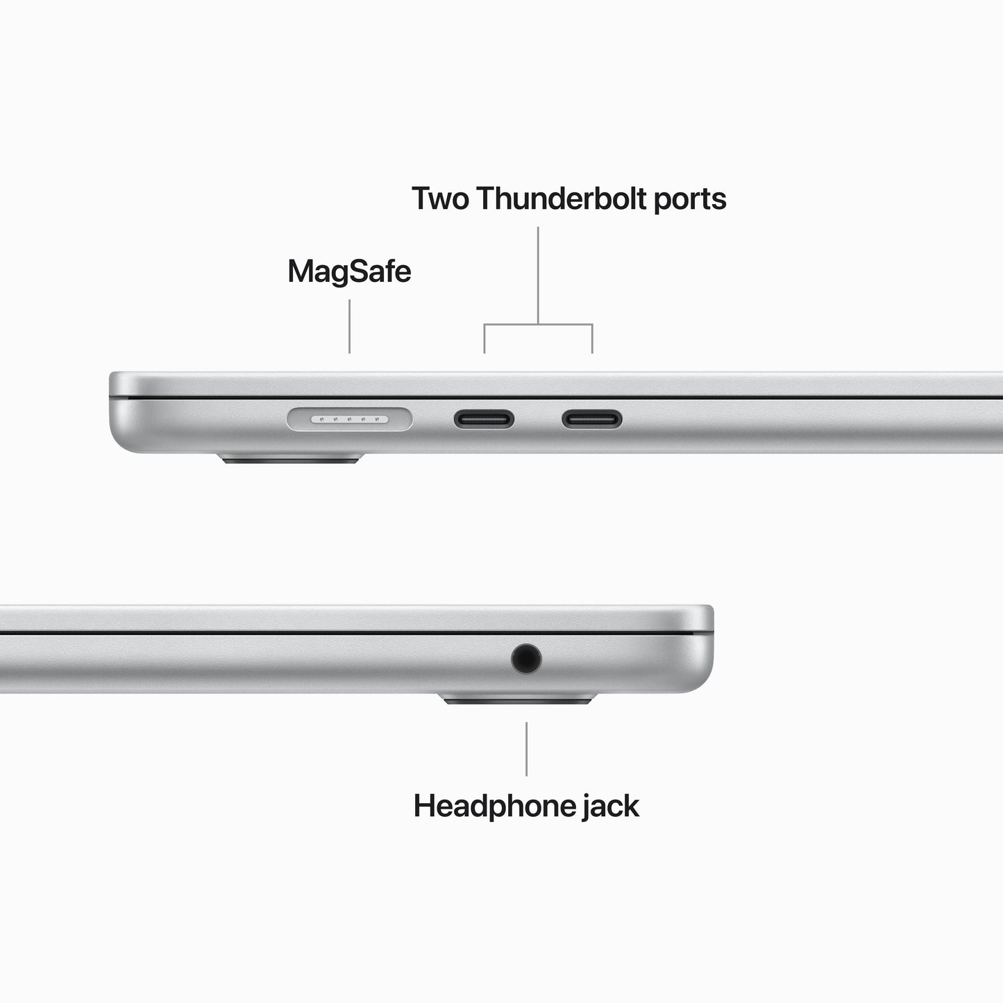 15-inch MacBook Air: Apple M2 chip with 8‑core CPU and 10‑core GPU, 256GB SSD - Silver
