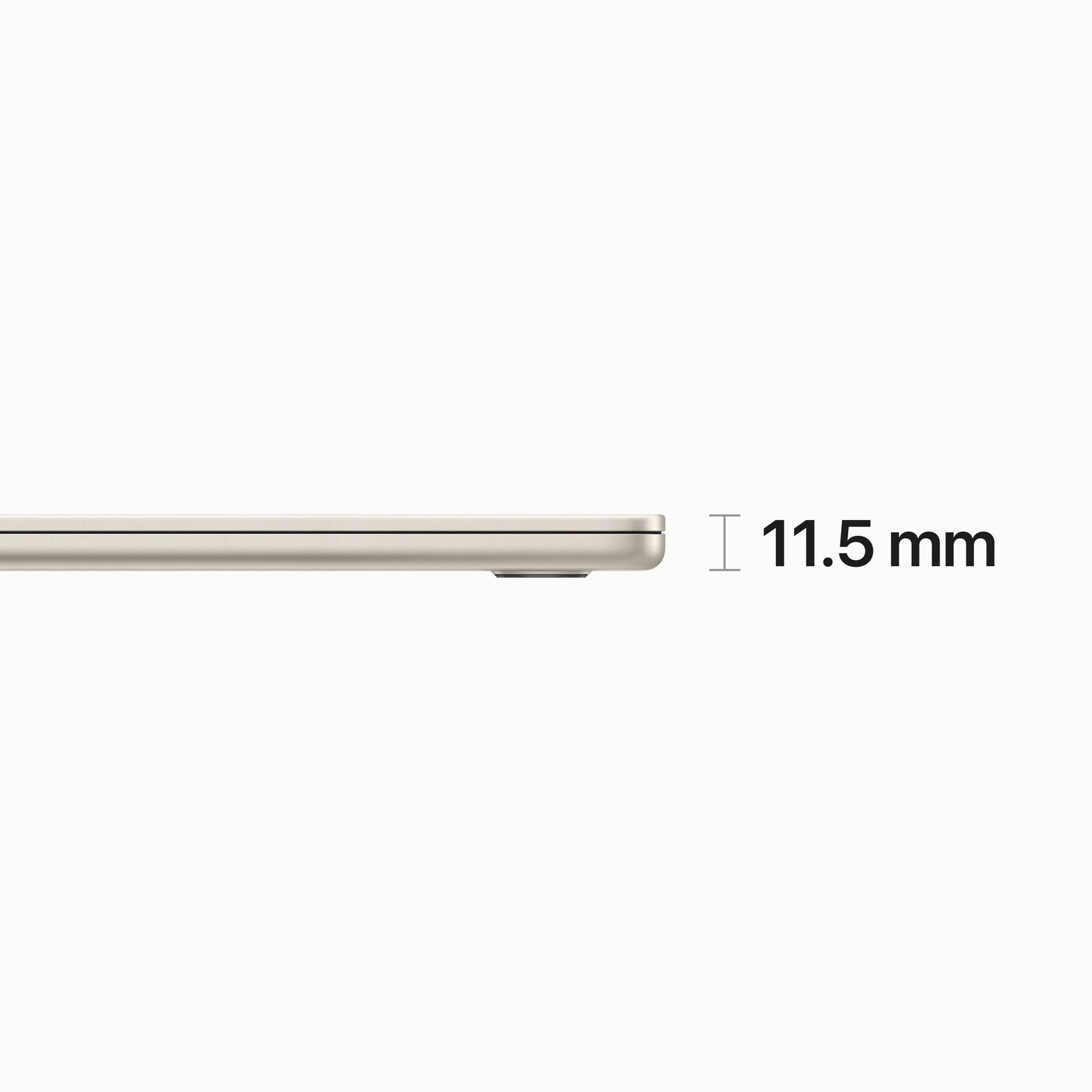 15-inch MacBook Air: Apple M2 chip with 8‑core CPU and 10‑core GPU, 512GB SSD - Starlight