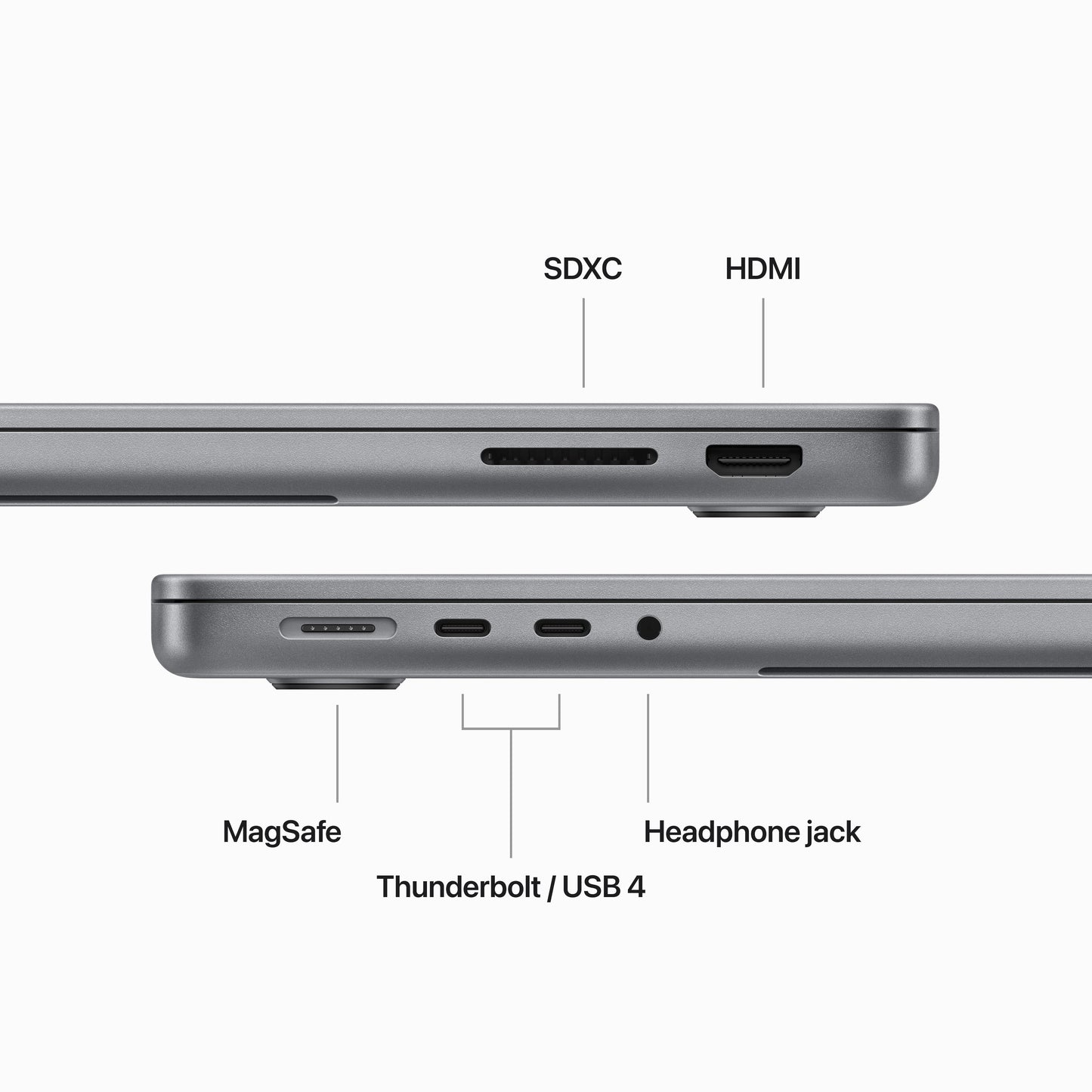 14-inch MacBook Pro: Apple M3 chip with 8‑core CPU and 10‑core GPU, 512GB SSD - Space Gray