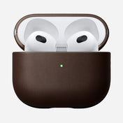 NOMAD Leather Case for AirPods 3rd gen - Rustic Brown