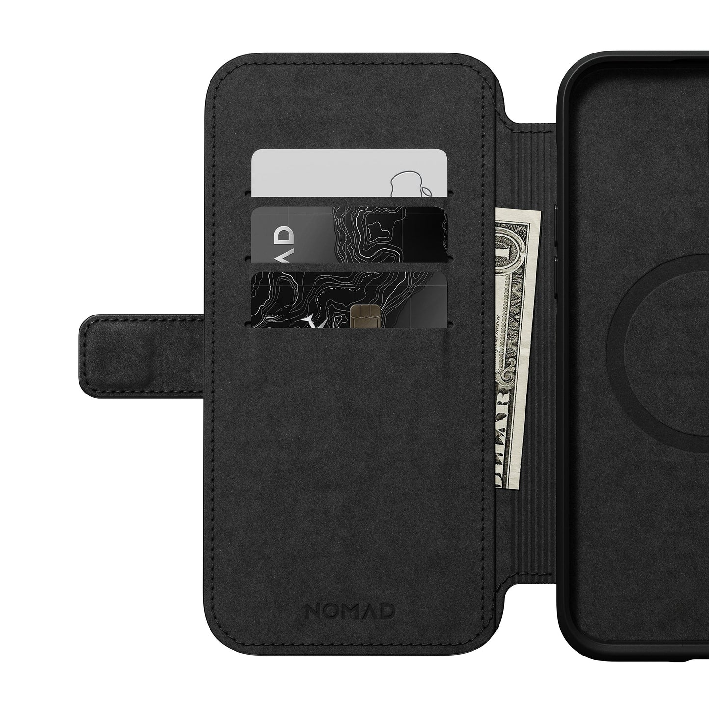 NOMAD Modern Leather Folio/Nomad for iPhone 14 Plus - Black