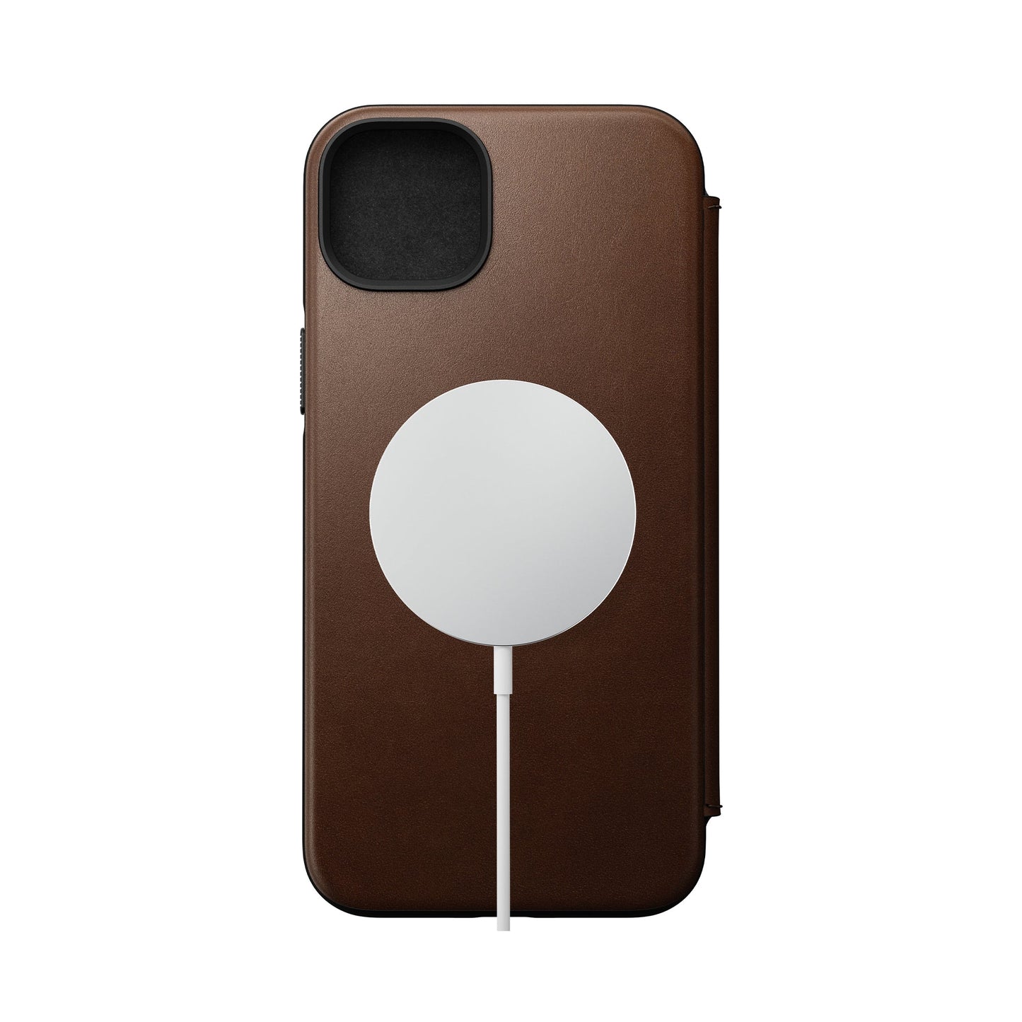NOMAD Modern Leather Folio/Nomad for iPhone 14 Plus - Brown