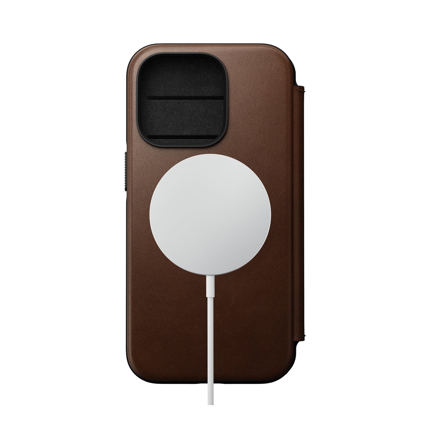 NOMAD Modern Leather Folio/Nomad for iPhone 14 Pro - Brown