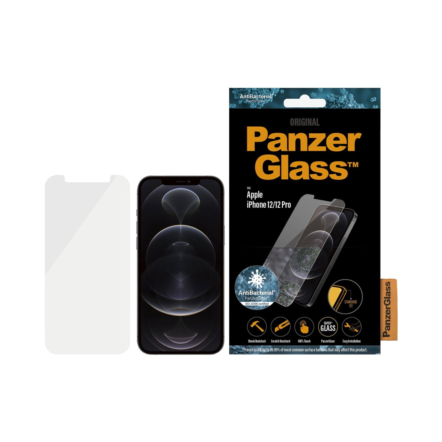 PANZERGLASS Standard Fit for iPhone 12 / 12 Pro - Clear