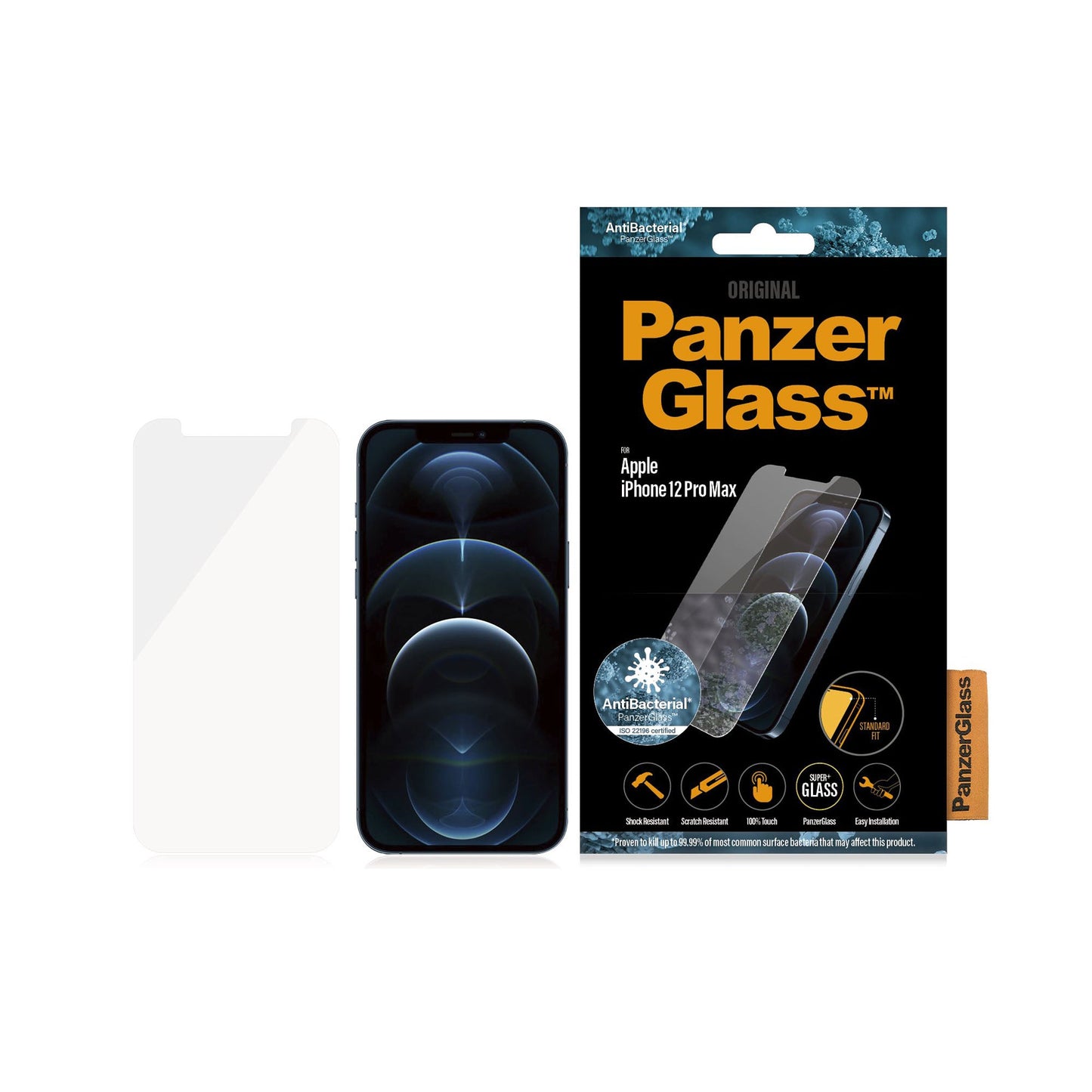 PANZERGLASS Standard Fit for iPhone 12 Pro Max - Clear