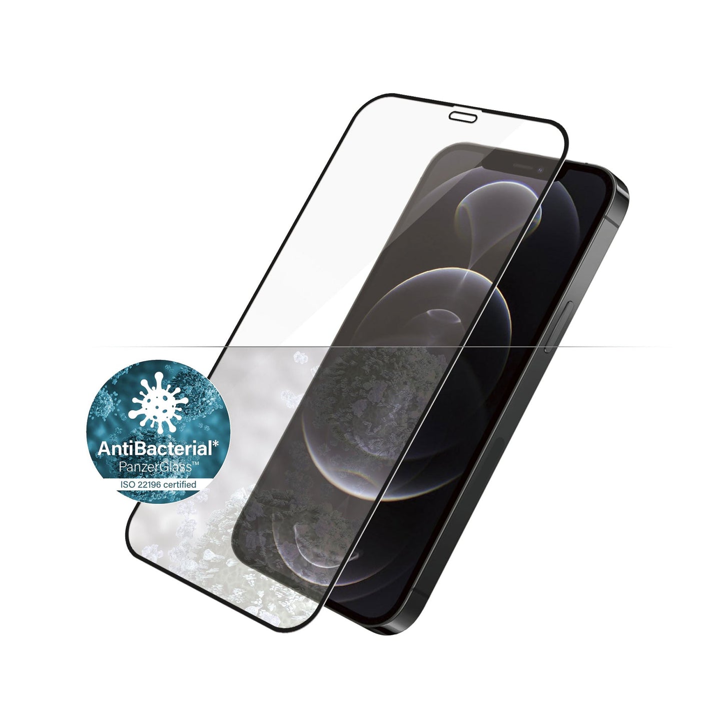 PANZERGLASS Case Friendly Black for iPhone 12 / 12 Pro - Clear
