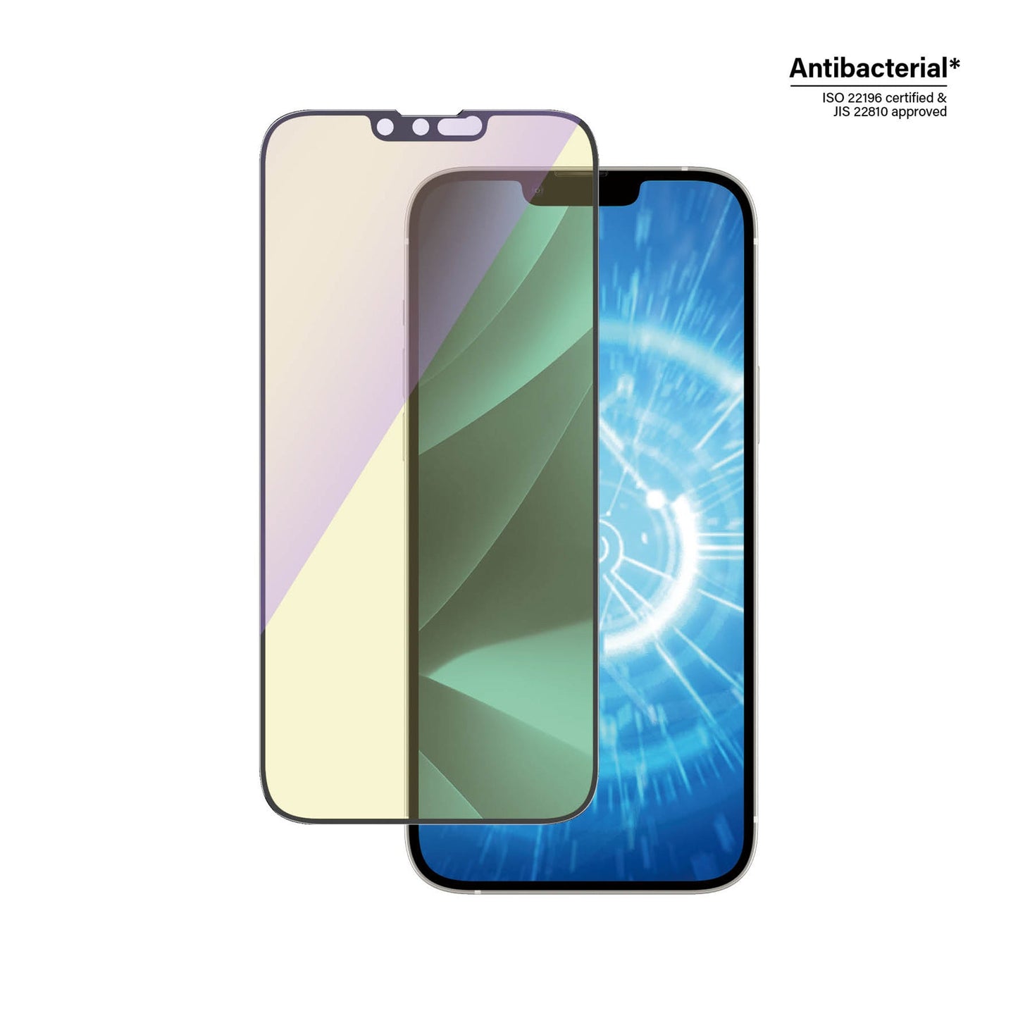 PANZERGLASS Ultra-Wide Fit Anti-Bluelight (wA) for iPhone 14 Plus - Clear